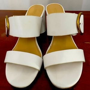 Beautiful creamy white Michael Kors sandals